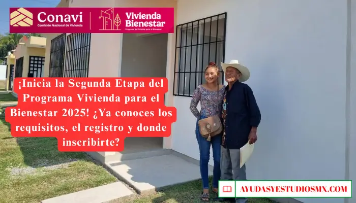 ¡Inicia la Segunda Etapa del Programa Vivienda para el Bienestar 2025! ¿Ya conoces los requisitos, el registro y donde inscribirte?