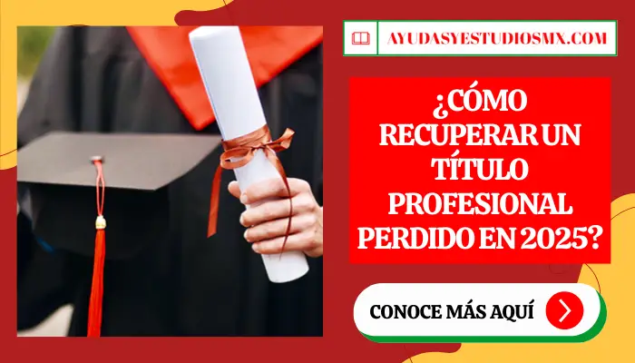¿Cómo recuperar un Título Profesional perdido en 2025?