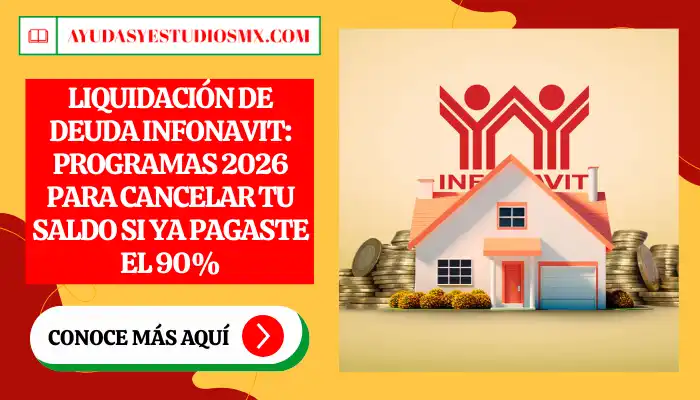 Liquidación de Deuda Infonavit: Programas 2026 para cancelar tu saldo si ya pagaste el 90%