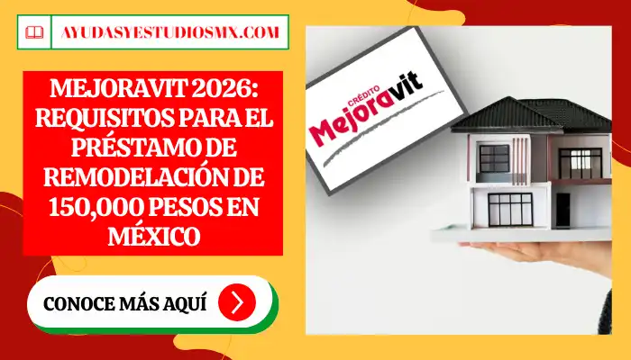 Mejoravit 2026: Requisitos para el préstamo de remodelación de 150,000 pesos en México