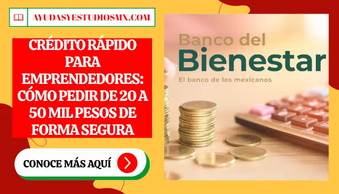 ¿Buscas financiamiento? Crédito rápido para Emprendedores: Cómo pedir de 20 a 50 mil pesos de forma segura