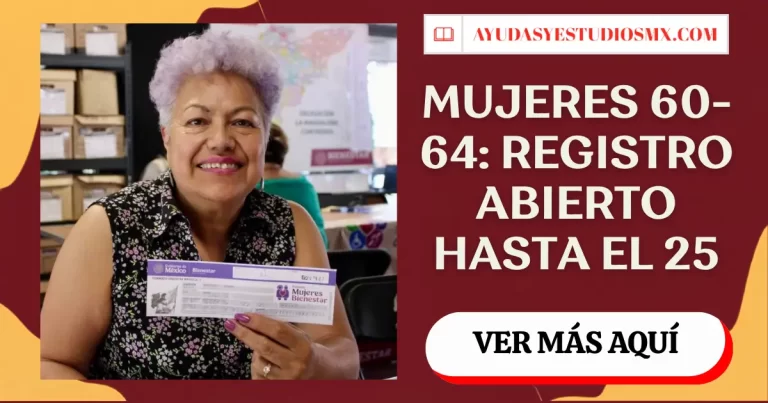 Pensión Mujeres Bienestar octubre 2026: registro del 19 al 25, requisitos y monto de $3,100