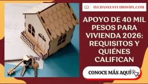 Apoyo de 40 Mil Pesos para Vivienda 2026: Requisitos y Quiénes Califican
