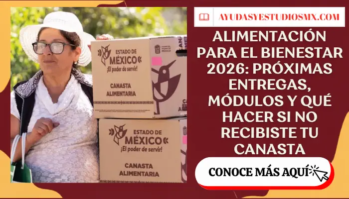 Alimentación para el Bienestar 2026: próximas entregas, módulos y qué hacer si no recibiste tu canasta