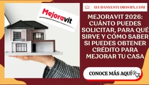 Mejoravit 2026: cuánto puedes solicitar, para qué sirve y cómo saber si puedes obtener crédito para mejorar tu casa